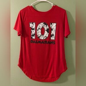 Disney Red 101 Dalmatians Graphic Tee - Women